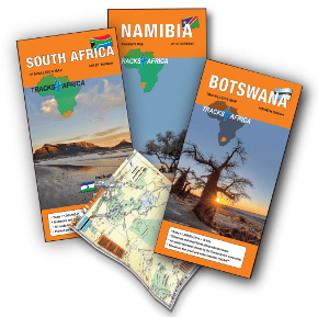Photo des cartes routières, source : Tracks4Africa