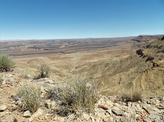 le Fish river canyon namibie