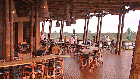restaurant du campement "LOWER SABIE" le Kruger Afrique du Sud