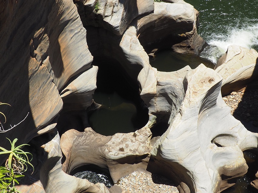 Photo msiafricaroadtrip.com Bourke's Luk Potholes des potholes Afrique du Sud 