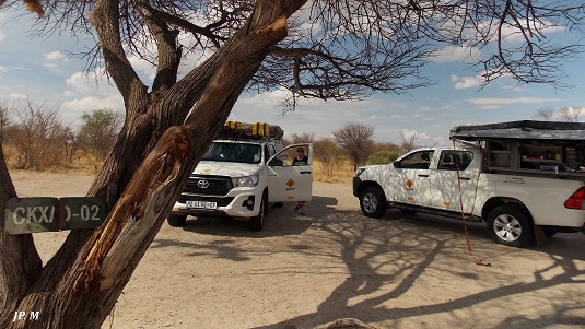 Photo : campsite Xaxa Kalahari Msiafricaroadtrip Botswana